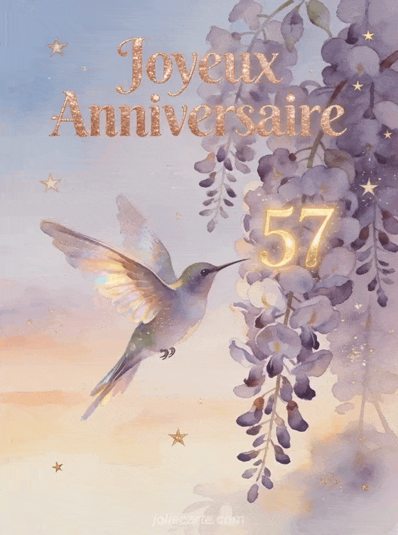 Joyeux anniversaire 57 ans - Femme