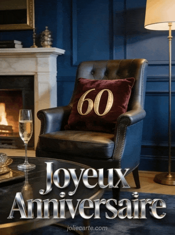Joyeux anniversaire 60 ans - Homme