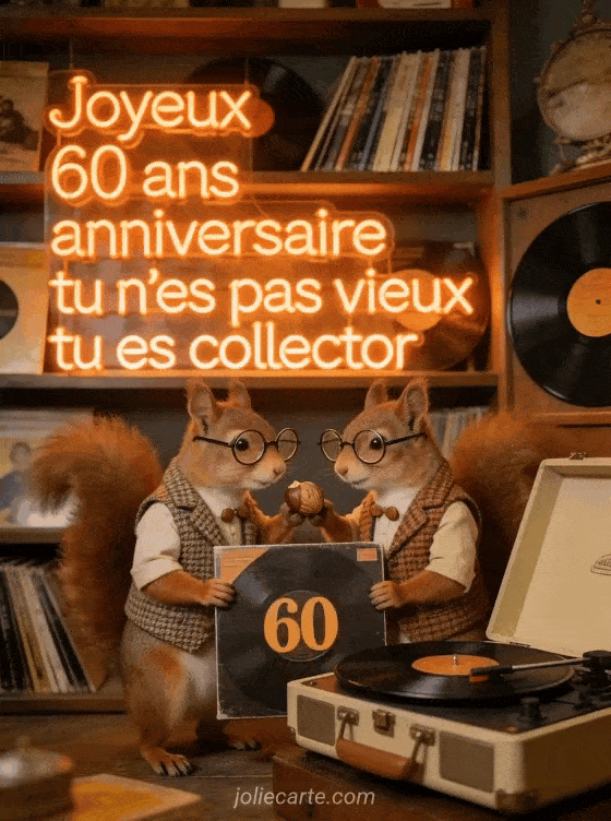 Joyeux anniversaire 60 ans - Texte humour
