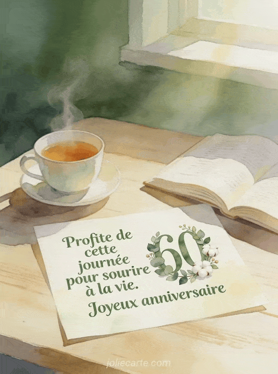 Joyeux anniversaire 60 ans - Phrase