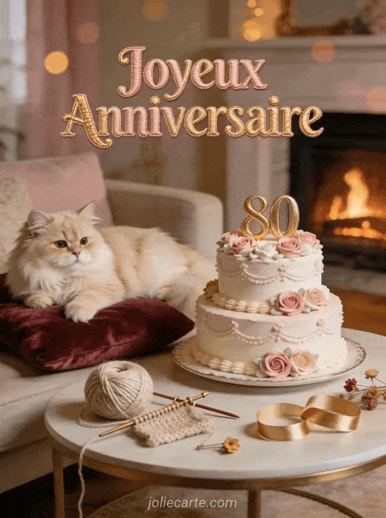 Joyeux anniversaire 80 ans - Mamie