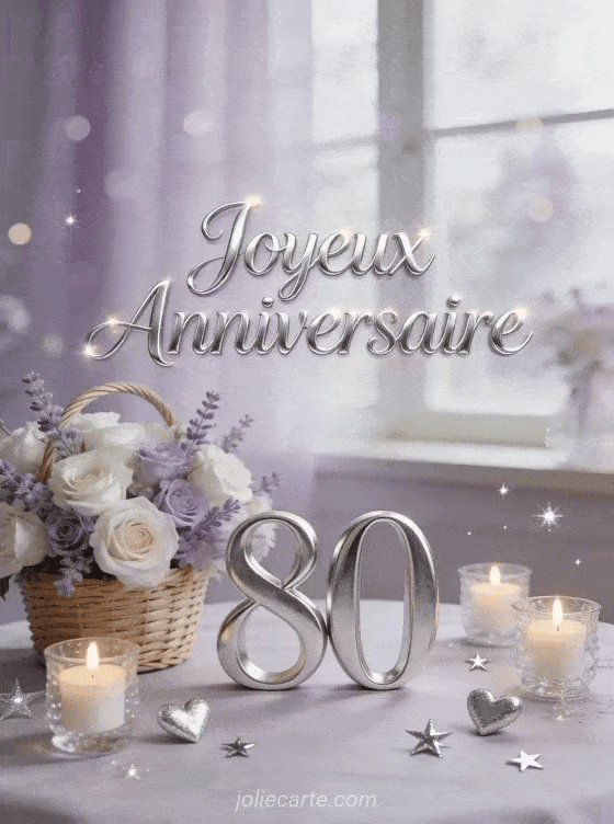Joyeux anniversaire 80 ans - Photo