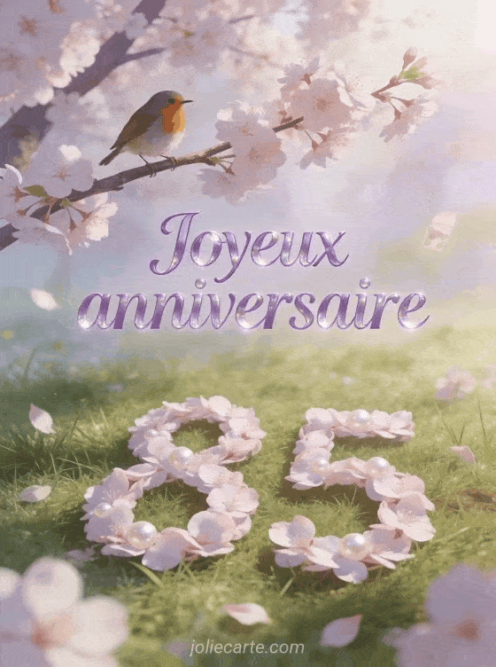 Joyeux anniversaire 85 ans - Femme
