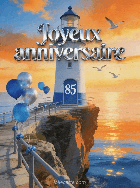 Joyeux anniversaire 85 ans - Homme