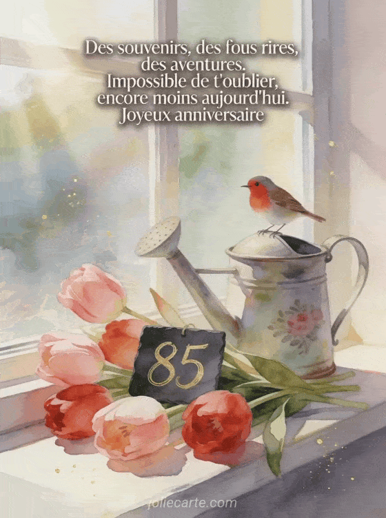 Joyeux anniversaire 85 ans - Texte maman