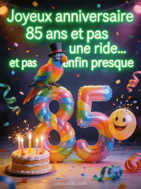 Joyeux anniversaire 85 ans - Humour