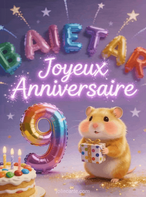 Joyeux anniversaire 9 ans - Video