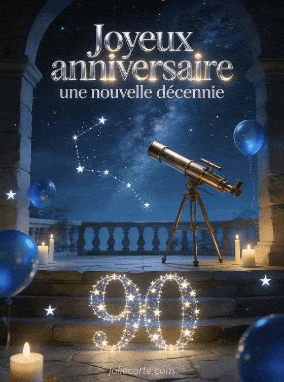 Joyeux anniversaire 90 ans - Texte homme