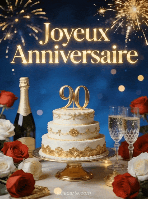 Joyeux anniversaire 90 ans - Homme