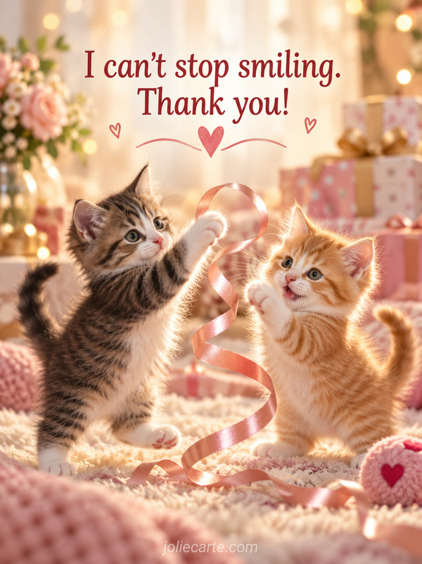 I can't stop smiling. Thank you! - Image