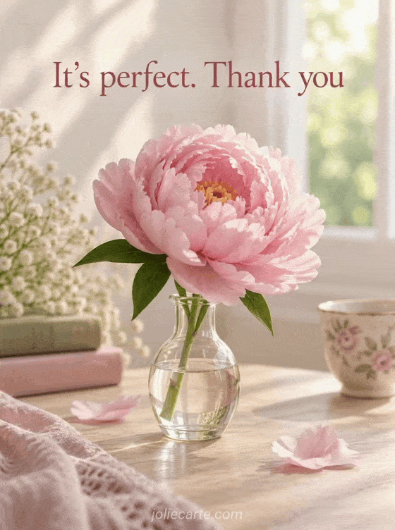 It's perfect. Thank you - GIF