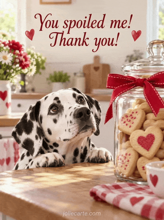 You spoiled me! Thank you! - GIF