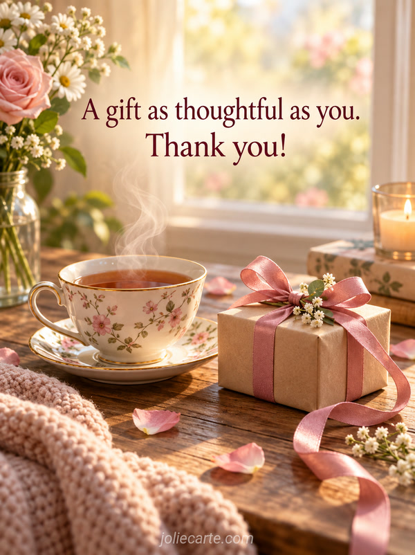 A gift as thoughtful as you. Thank you! - Image