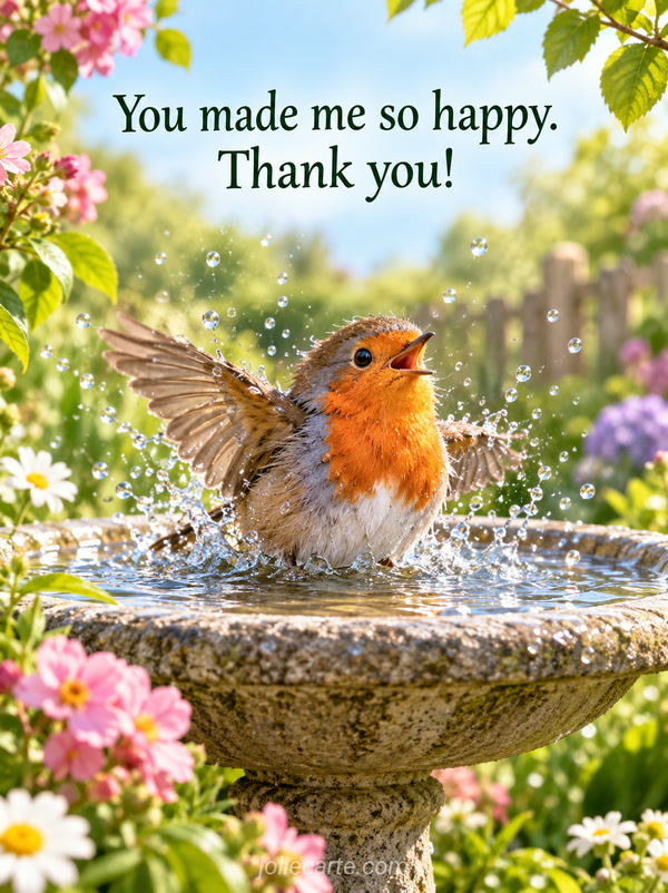 You made me so happy. Thank you! - Image