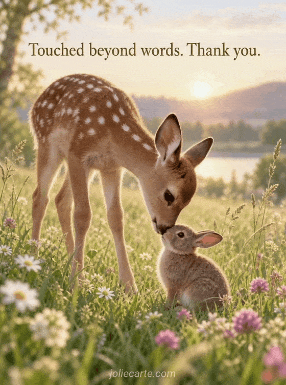 Touched beyond words. Thank you. - GIF
