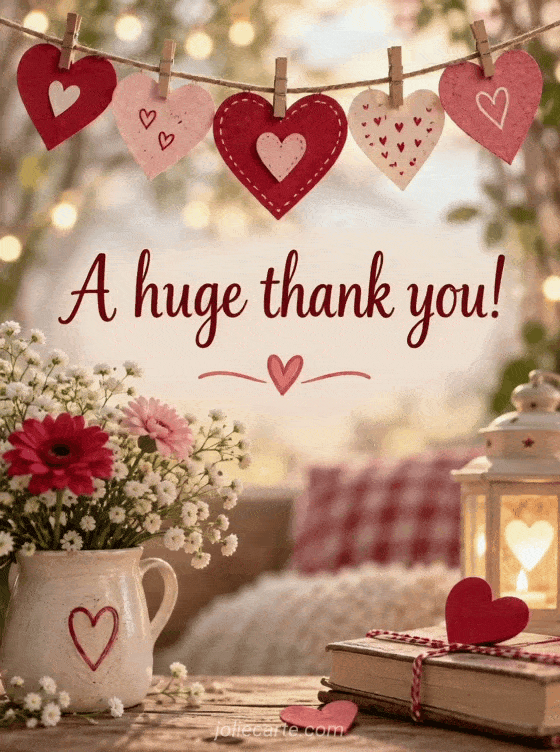 A huge thank you! - GIF