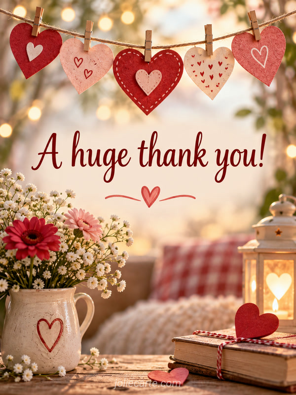 A huge thank you! - Image