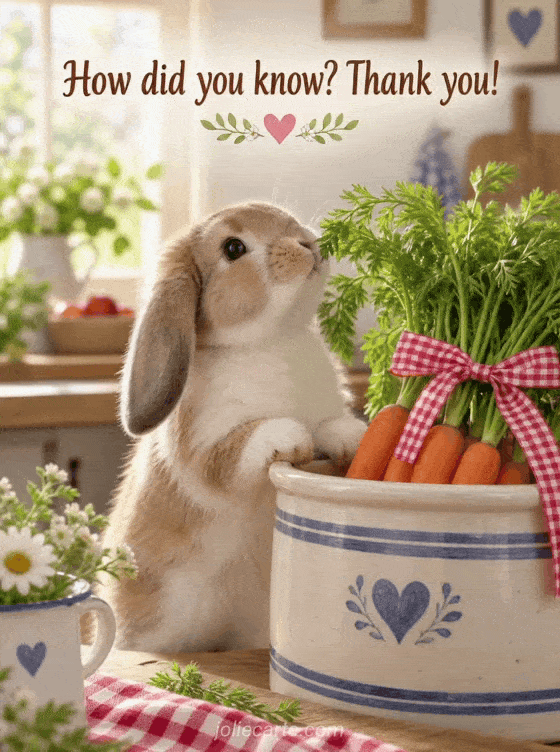 How did you know? Thank you! - GIF