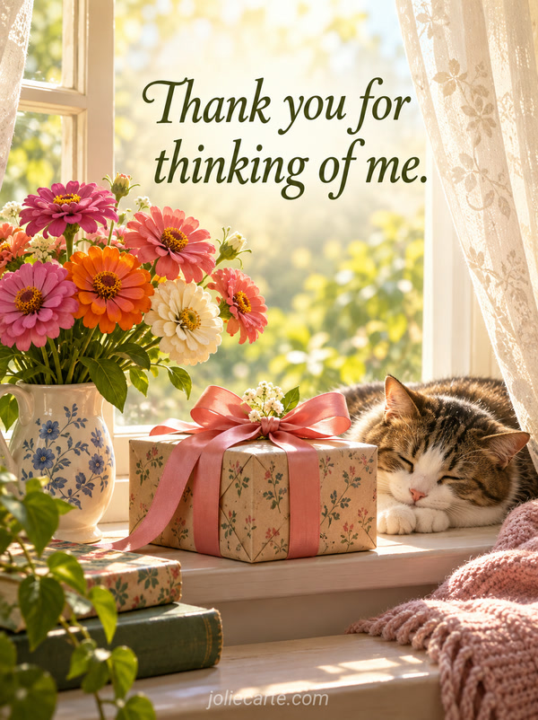 Thank you for thinking of me. - Image