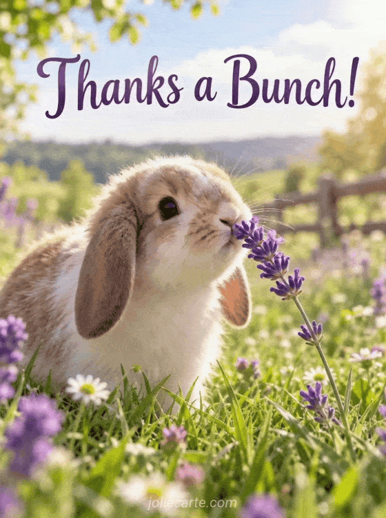 Thanks a Bunch! - GIF