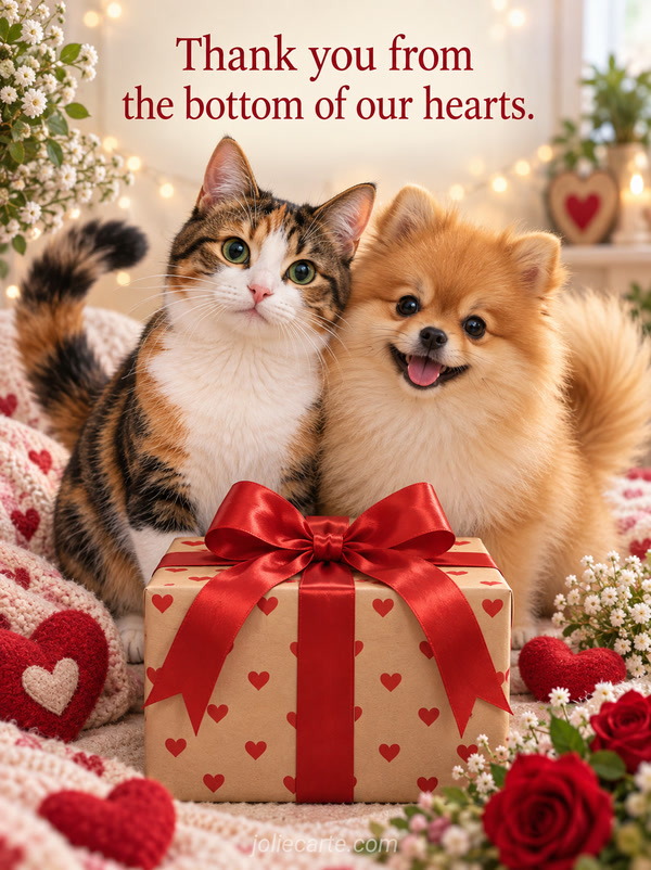 Thank you from the bottom of our hearts. - Image
