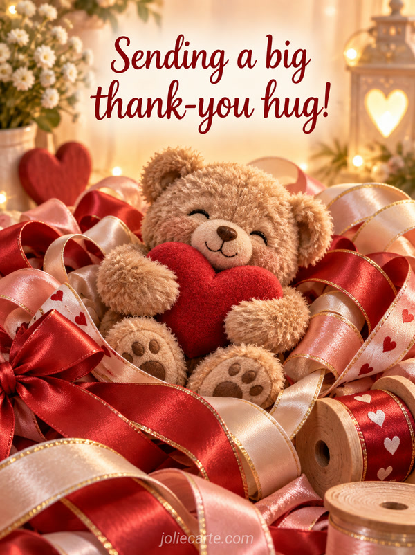 Sending a big thank-you hug! - Image