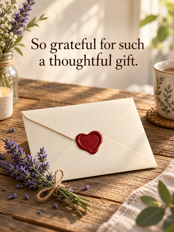 So grateful for such a thoughtful gift. - Image