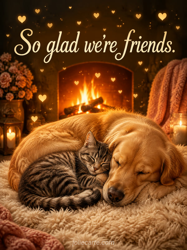 So glad we're friends. - Image