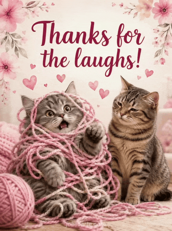 Thanks for the laughs! - GIF