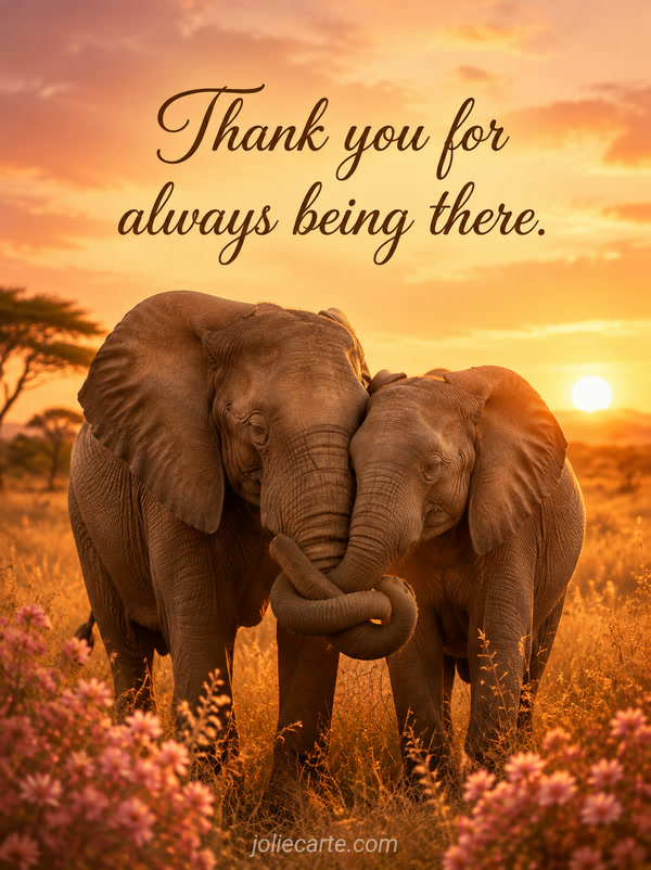 Thank you for always being there. - Image