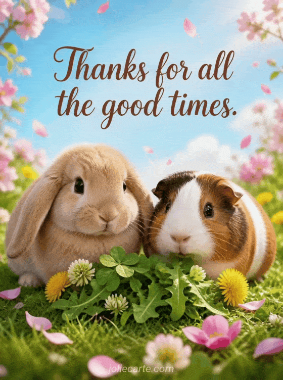 Thanks for all the good times. - GIF