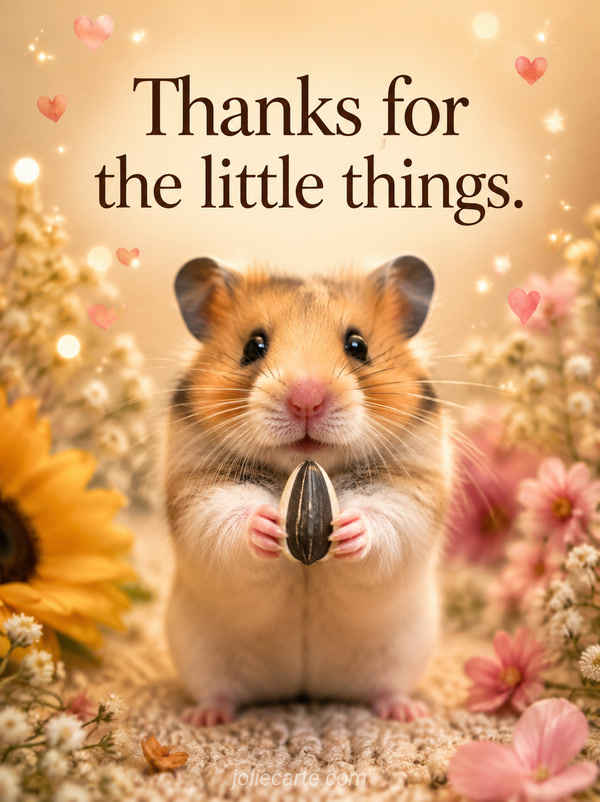 Thanks for the little things. - Image