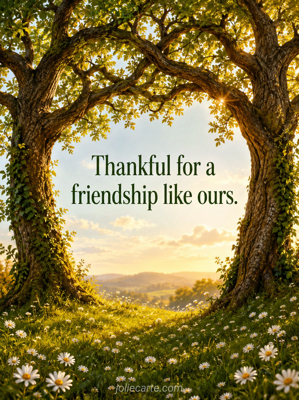 Thankful for a friendship like ours. - Image
