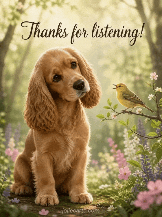Thanks for listening! - GIF