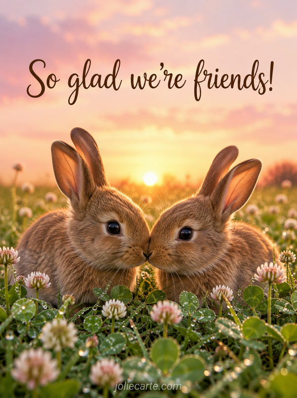 So glad we're friends! - Image