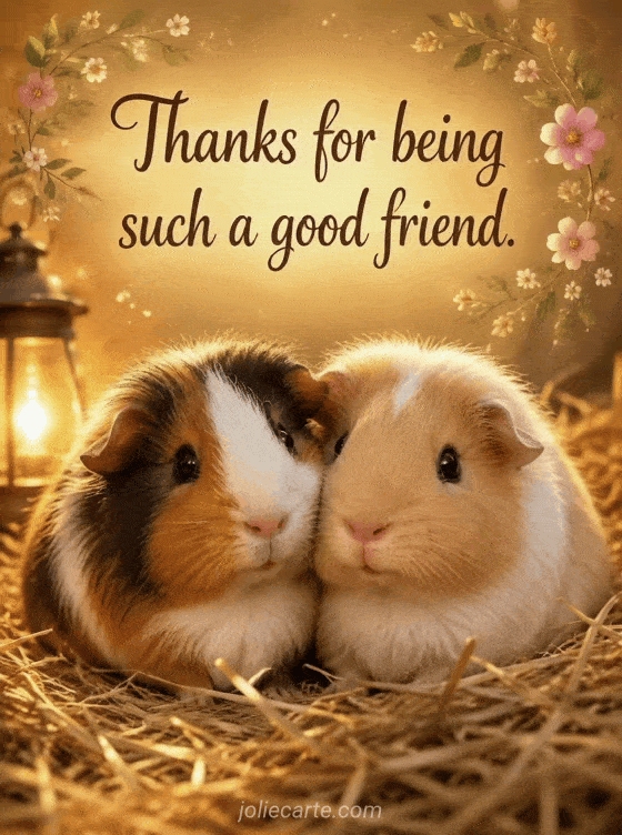 Thanks for being such a good friend. - GIF