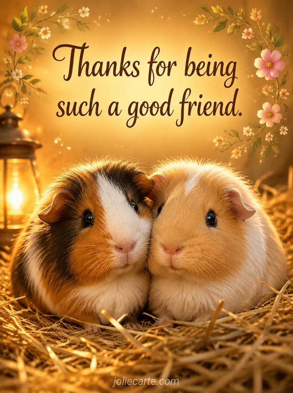 Thanks for being such a good friend. - Image