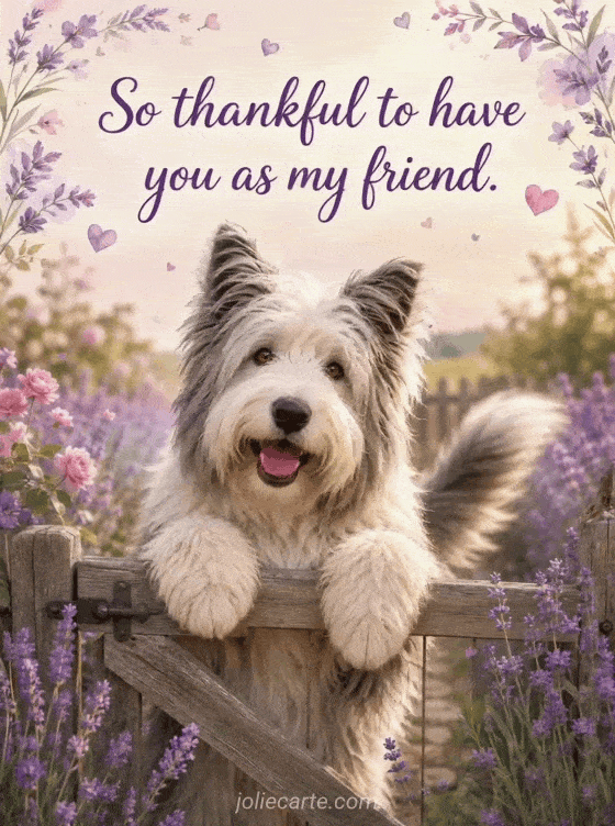 So thankful to have you as my friend. - GIF