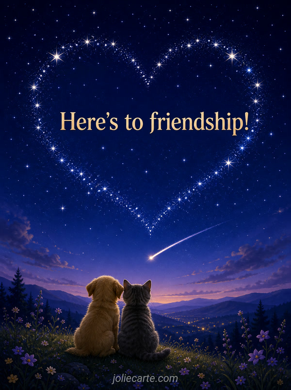 Here's to friendship! - Image