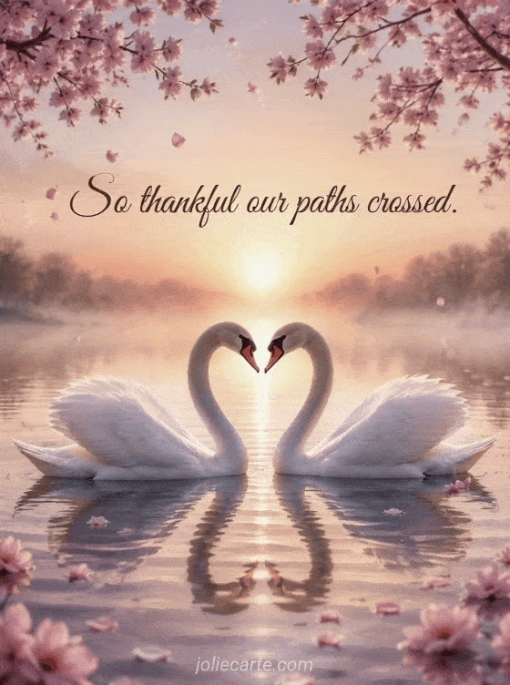 So thankful our paths crossed. - GIF
