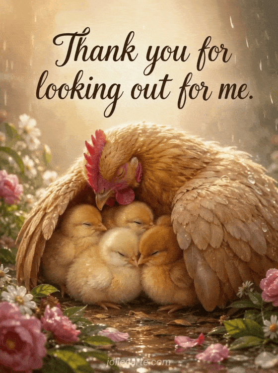 Thank you for looking out for me. - GIF