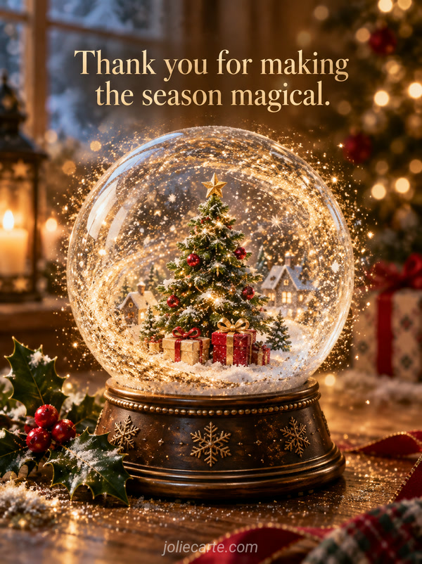 Thank you for making the season magical. - Image