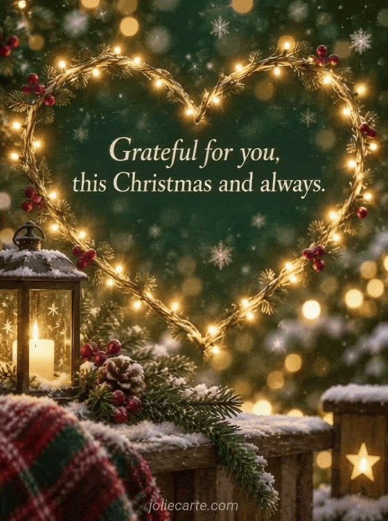 Grateful for you, this Christmas and always. - GIF