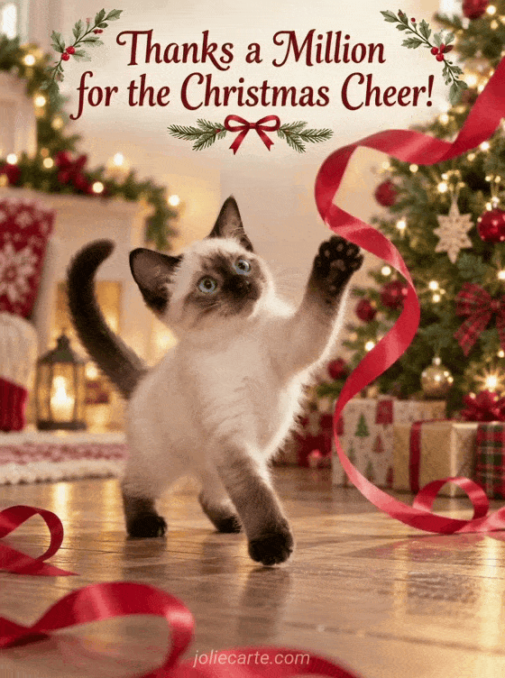 Thanks a Million for the Christmas Cheer! - GIF