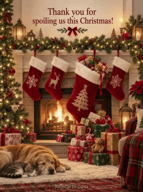 Thank you for spoiling us this Christmas! - GIF