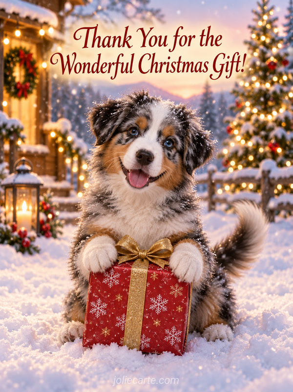 Thank You for the Wonderful Christmas Gift! - Image