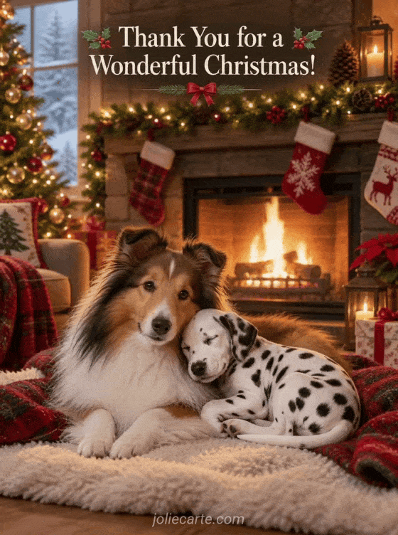 Thank You for a Wonderful Christmas! - GIF