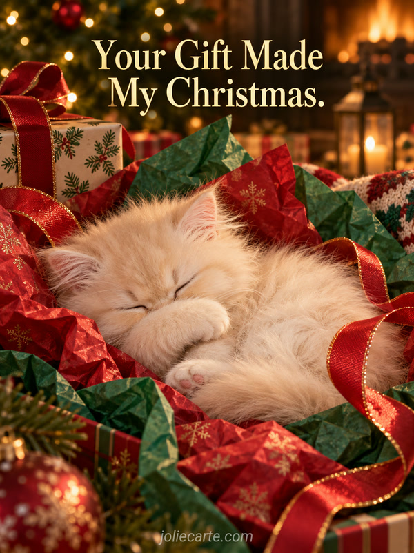 Your Gift Made My Christmas. - Image