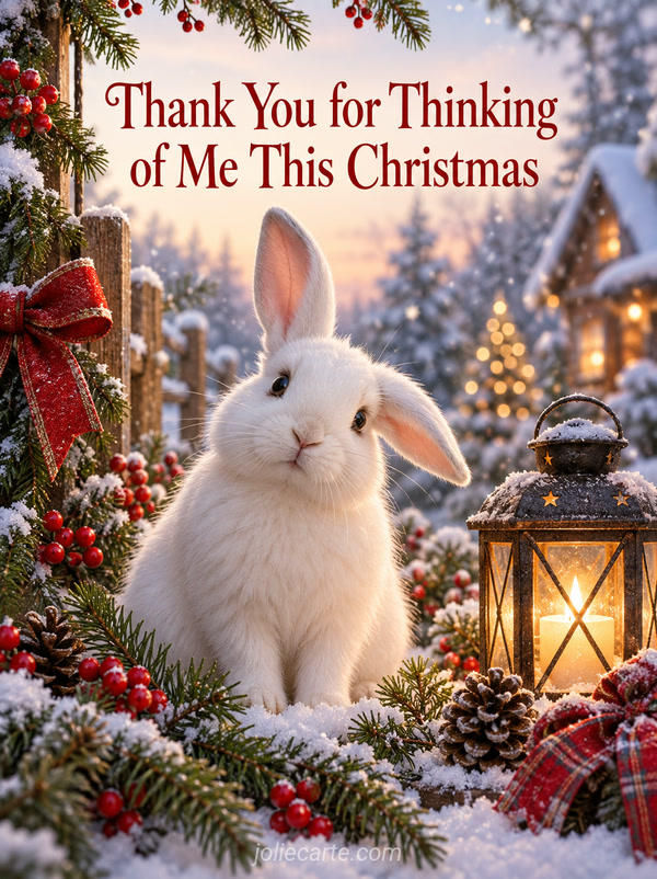 Thank You for Thinking of Me This Christmas - Image