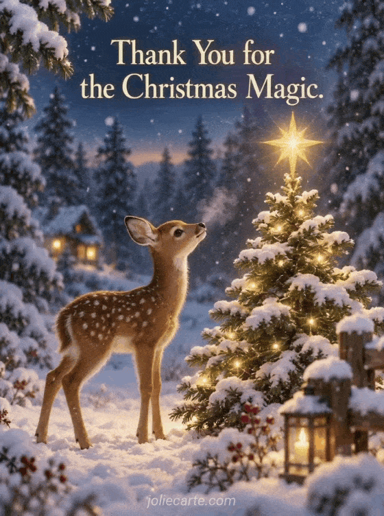 Thank You for the Christmas Magic. - GIF